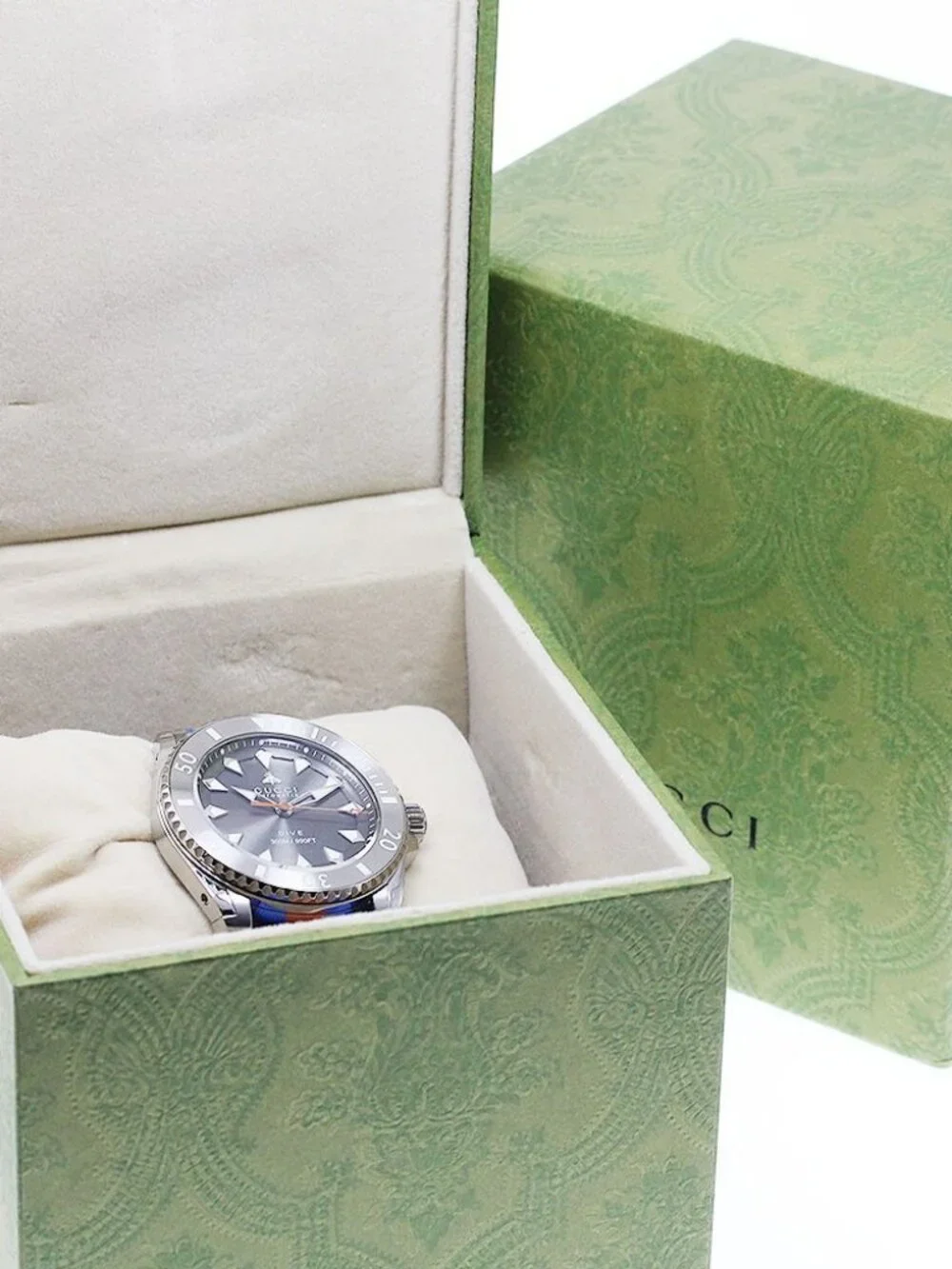 GUCCI Dive YA136352 gray Dial Automatic Men's Watch_974655